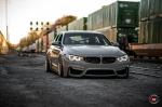 BMW M3 Sedan on Vossen Wheels (LC-106T) 2017 года